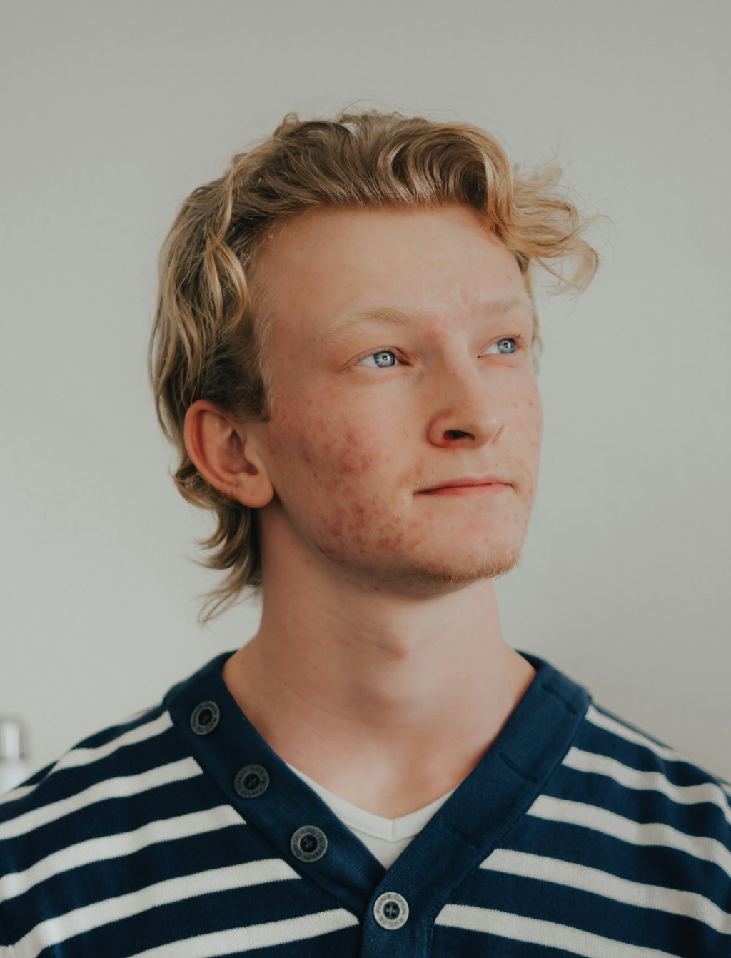 Portrait of James Okafor with natural window light