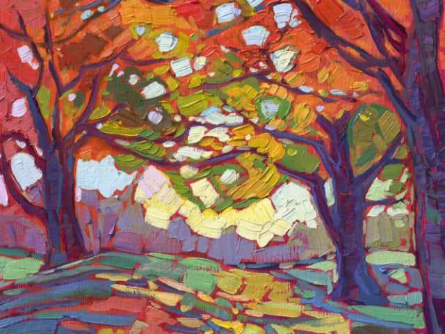 New England Farmhouse in Autumn, 2022
