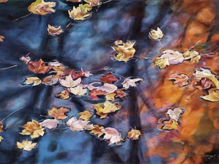 Autumn Road Through the Forest, 2015