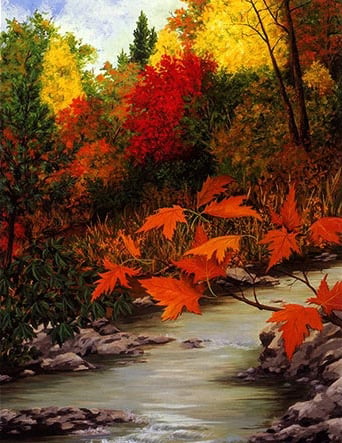 Autumn Road Through the Forest, 2015
