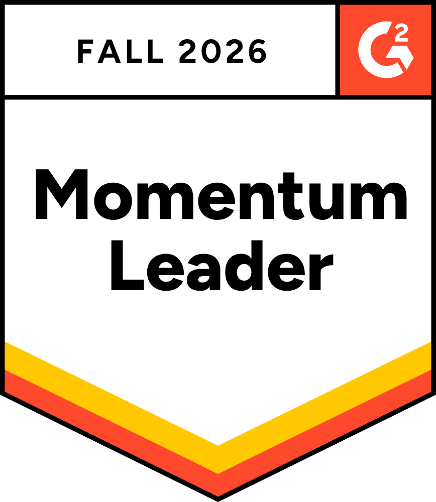 G2 Fall 2026 Momentum Leader badge