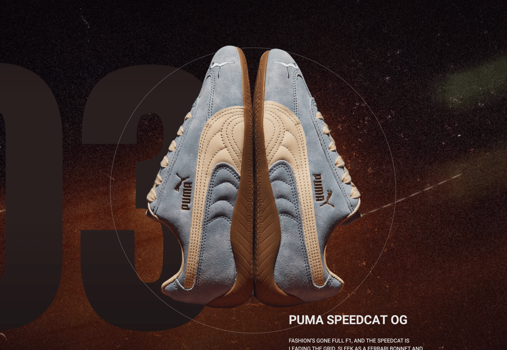 Editorial content: Puma used Ceros to transform a standard product page into an immersive sneaker editorial experience.