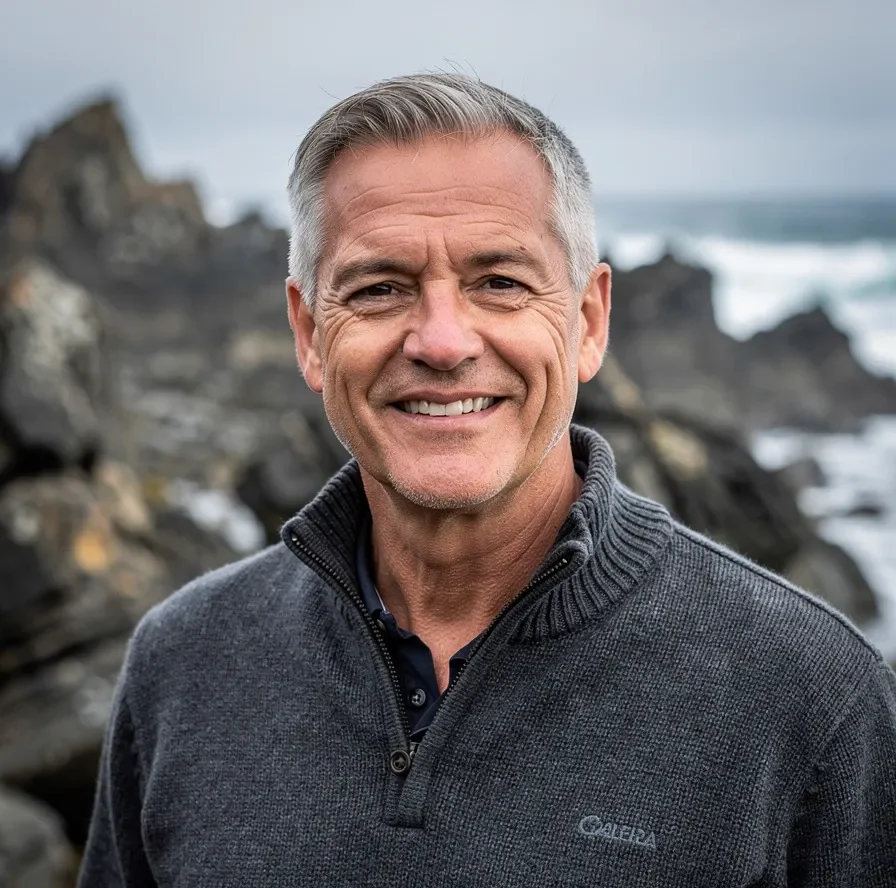 James Whitfield portrait, man in his 60s