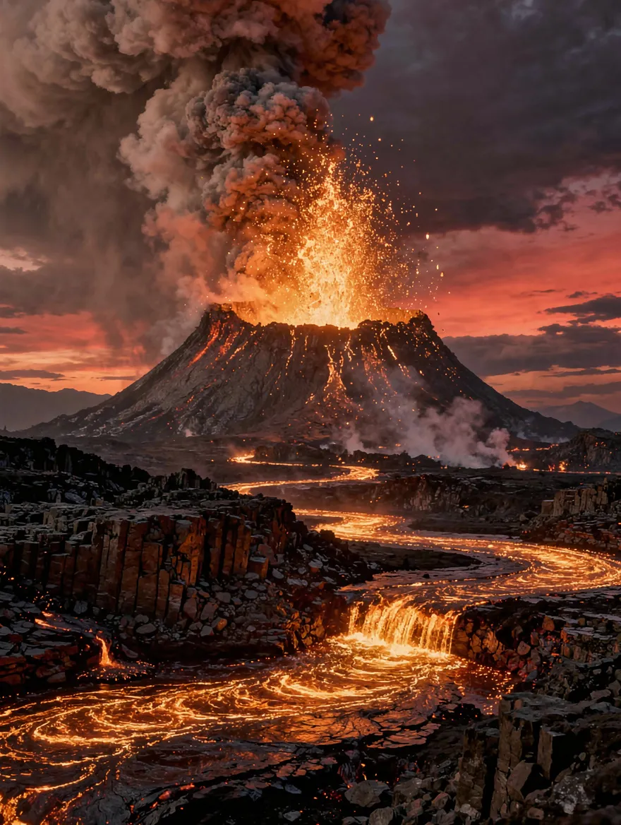 Volcanic landscape