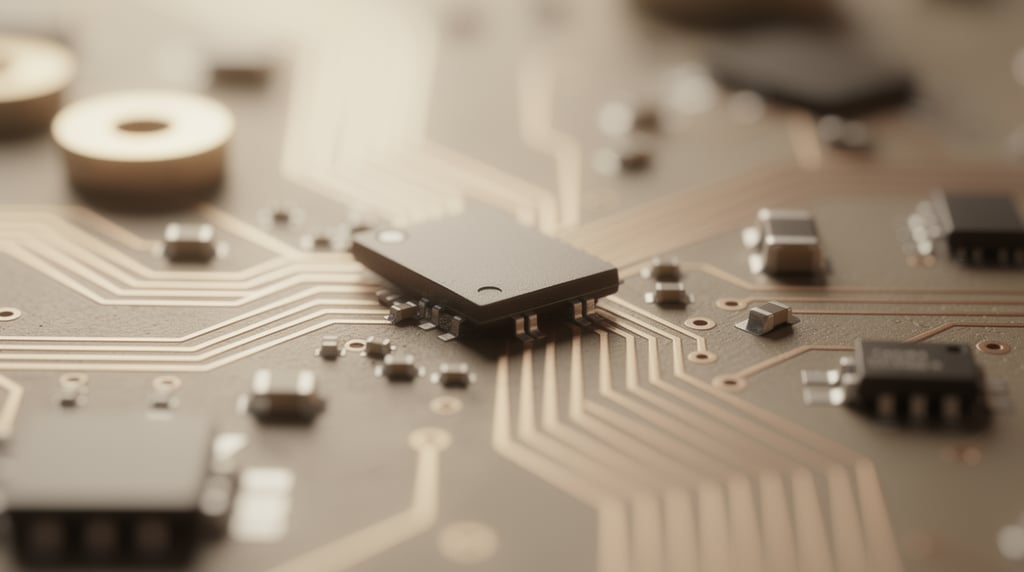 Muted power electronics circuitry
