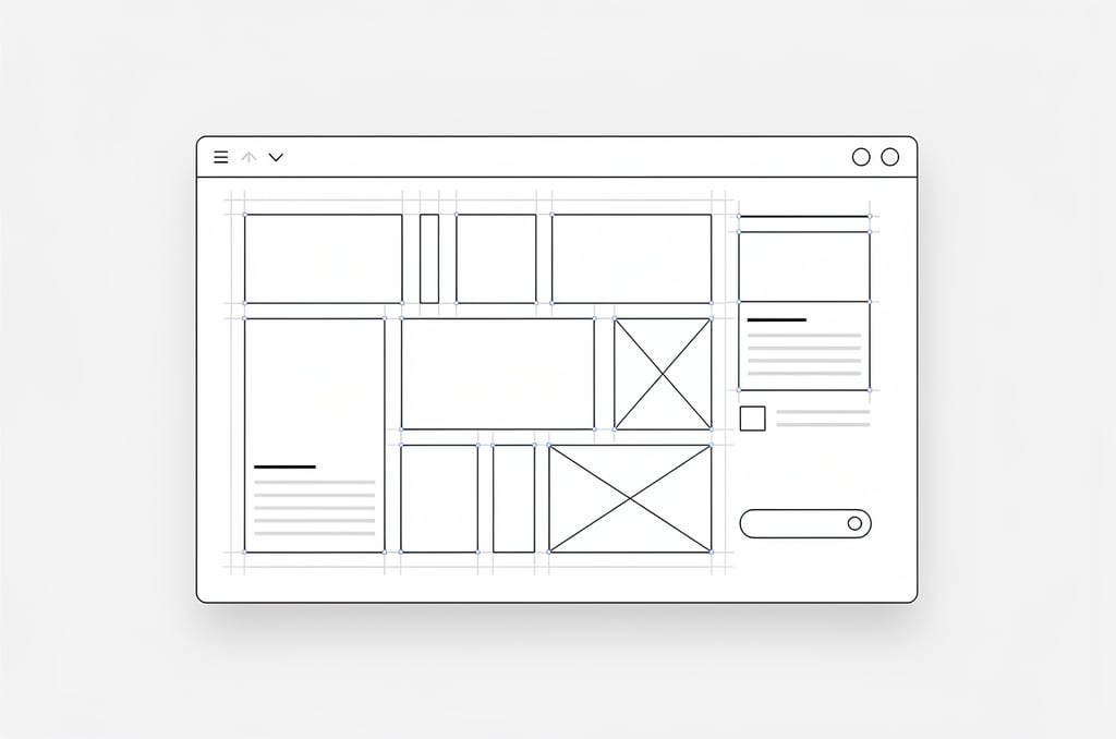 Layout building illustration